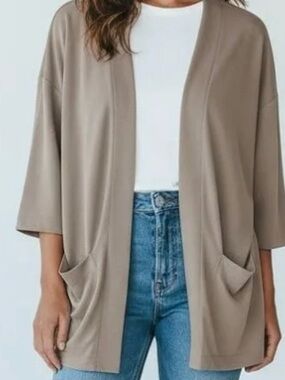Pure Jill  Open Front Cardigan